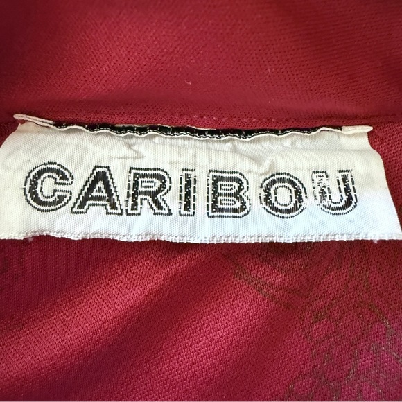 VTG 70s 80s Caribou Peasant Top Women’s Medium Maroon Butterflies Costume Prop‎ - Picture 2 of 14